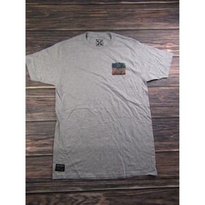 Howitzer Patriot Mens Medium Gray T Shirt Military America USA Dont Tread On Me